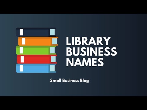 Video: How To Name The Library