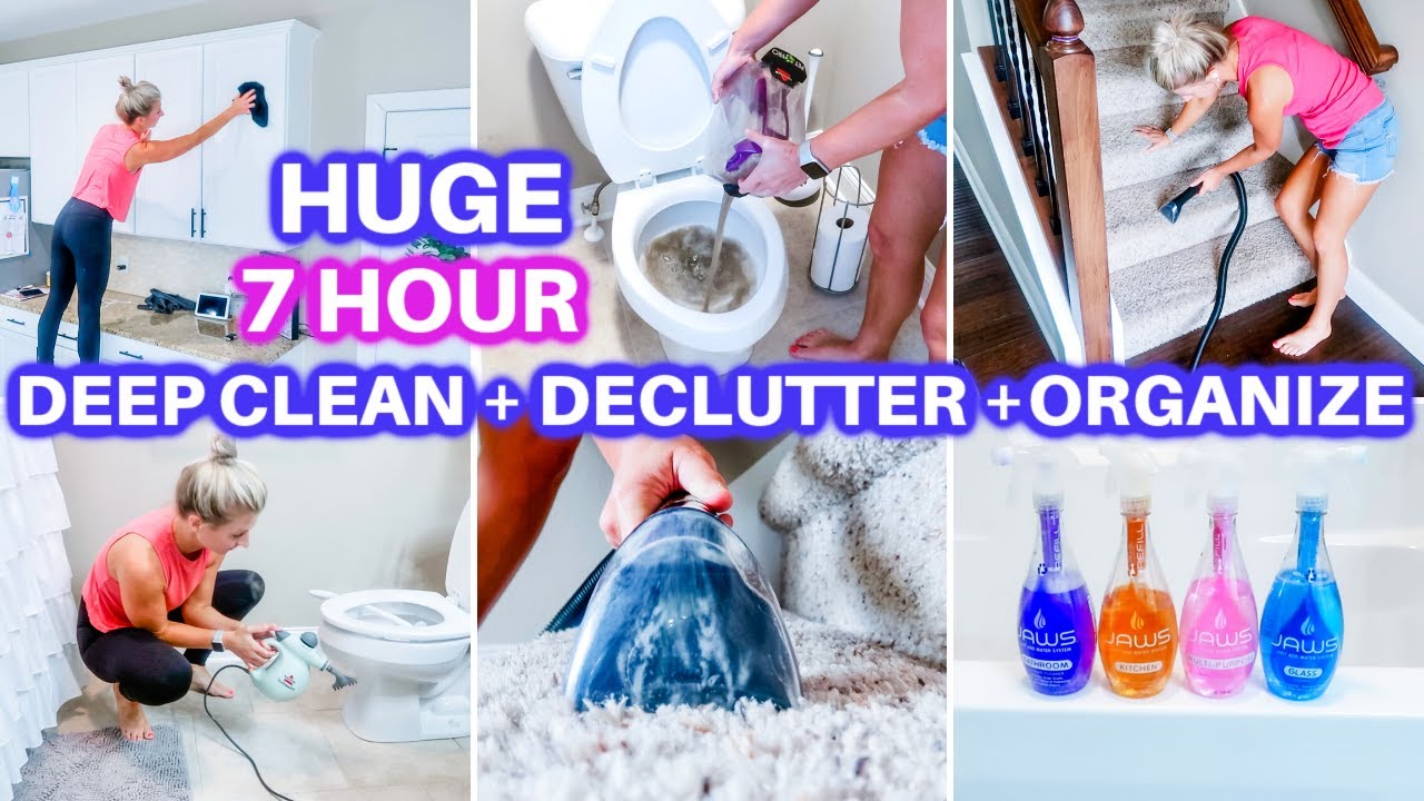 EXTREME 7 HOUR DEEP CLEAN WITH ME 2021+ DECLUTTER + ORGANIZE | DAYS OF ...