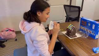 Gingerbread House Challenge #gingerbread #challenge #fun #lol