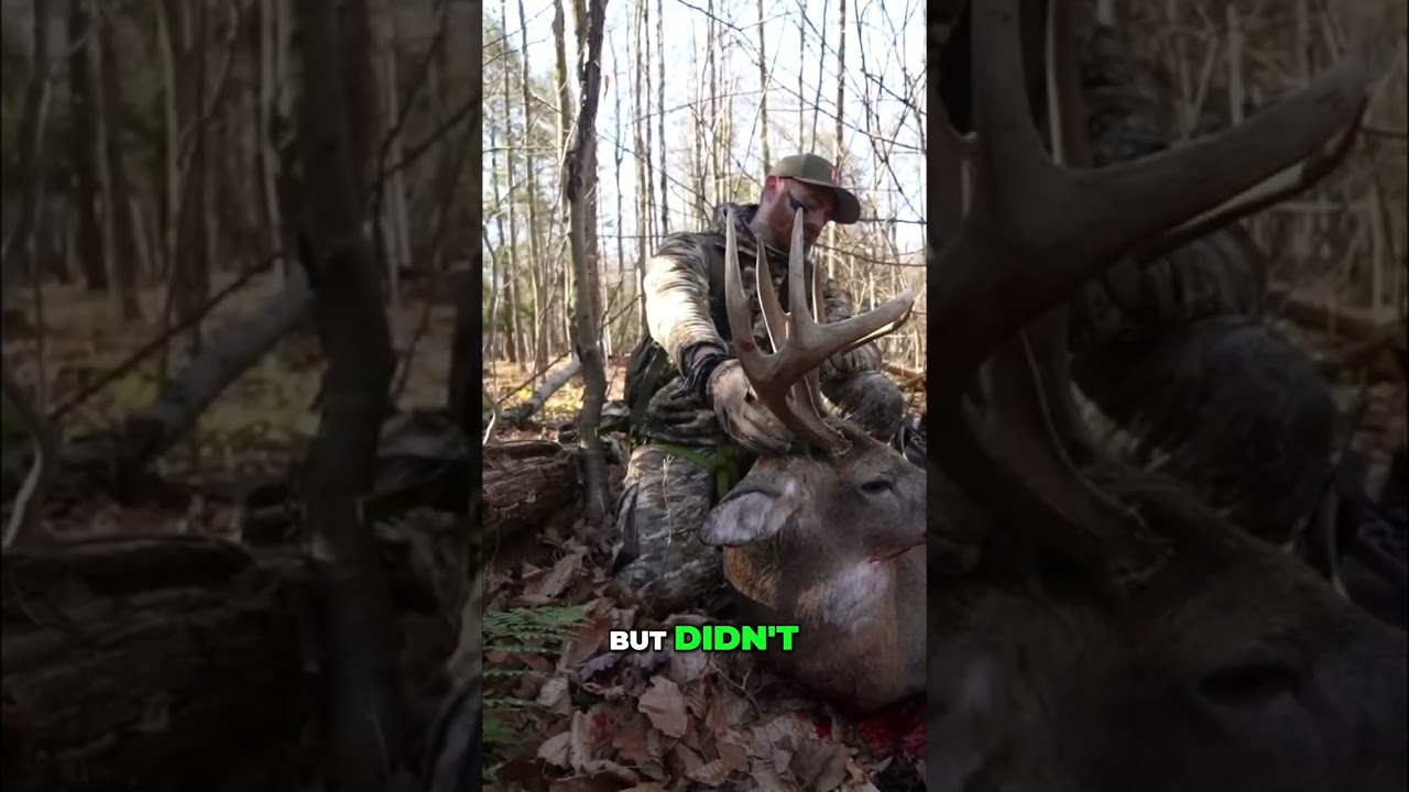 Epic Deer Hunt: Man Praises Patience in Epic Woods Encounter! #shorts