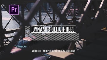 Dynamic Glitch Video Reel - Premiere Pro Template