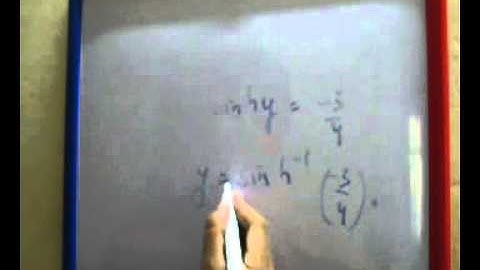 Inverse Hyperbolic Functions solved problem 5