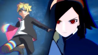 Boruto, Sarada And Mitsuki Vs Nanashi - Naruto Storm Connections