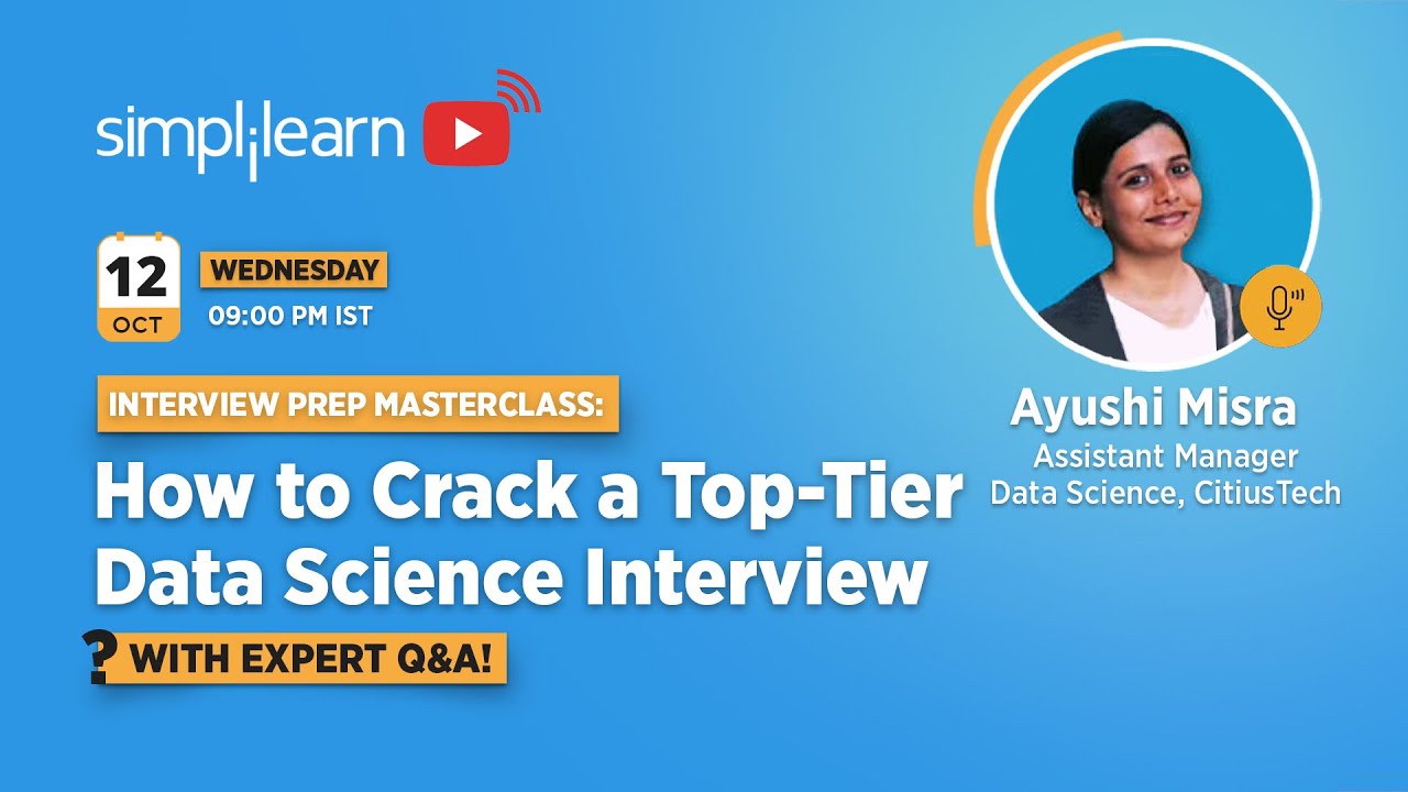 🔥Interview Prep Masterclass: Interview Tips to Land a Data Science Job | Data Science | Simplilearn