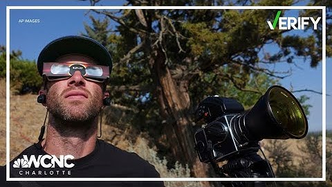How to safely take pictures of the total solar eclipse | VERIFY