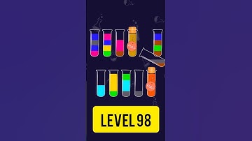 #watersortcolorpuzzlegamelevel 98 #1millionviews #games #foryou #viralshort