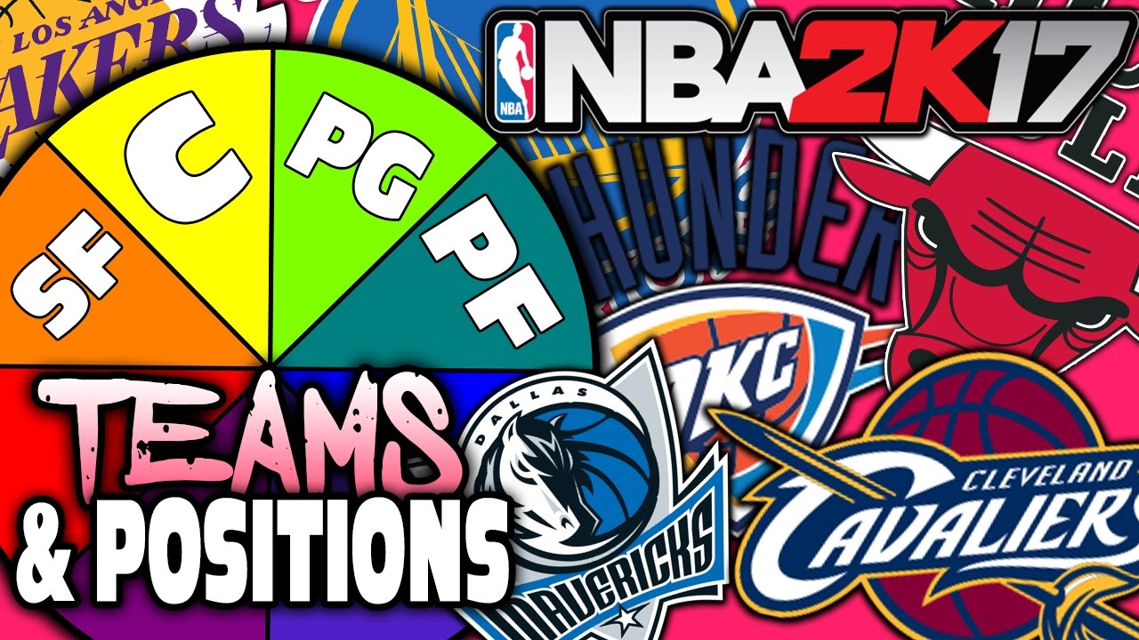 SPIN THE WHEEL OF TEAMS & POSITIONS! NBA 2K17 SQUAD BUILDER YouTube