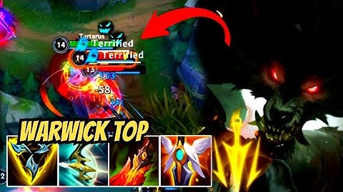 WARWICK WILD RIFT TOP | UNSTOPPABLE WITH LETHAL TEMPO 
