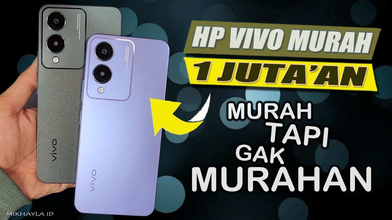 HP Vivo harga 1 jutaan 2025 seperti Vivo Y03, Y18, dan Y17s dengan RAM besar dan kamera tajam./https://www.youtube.com/@mikhaylaid