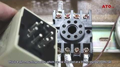 How to connect and set analog timer relay