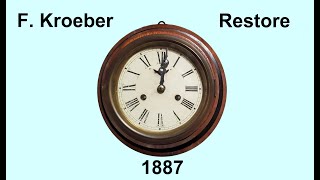 Kroeber Marine Ships Clock 1887 Restore for John From Michigan #40 screenshot 4