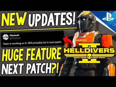 NEW Helldivers 2 Update! HUGE FEATURE Coming in the Next Patch?!