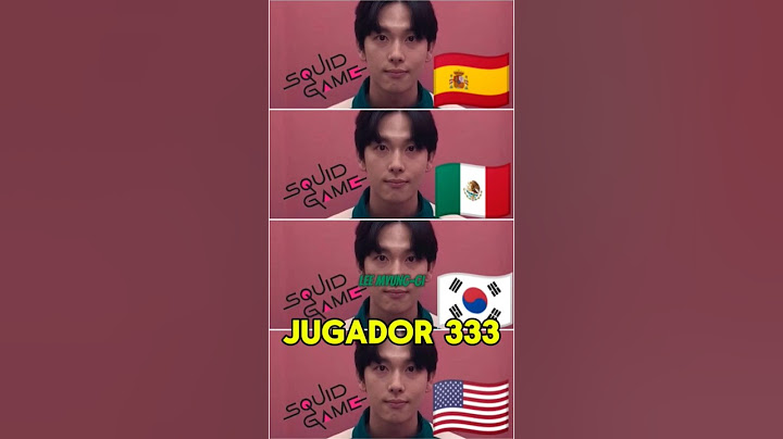 Así Se Escucha El Jugador 333 en 3 Idiomas #eljuegodelcalamar #netflix #squidgame