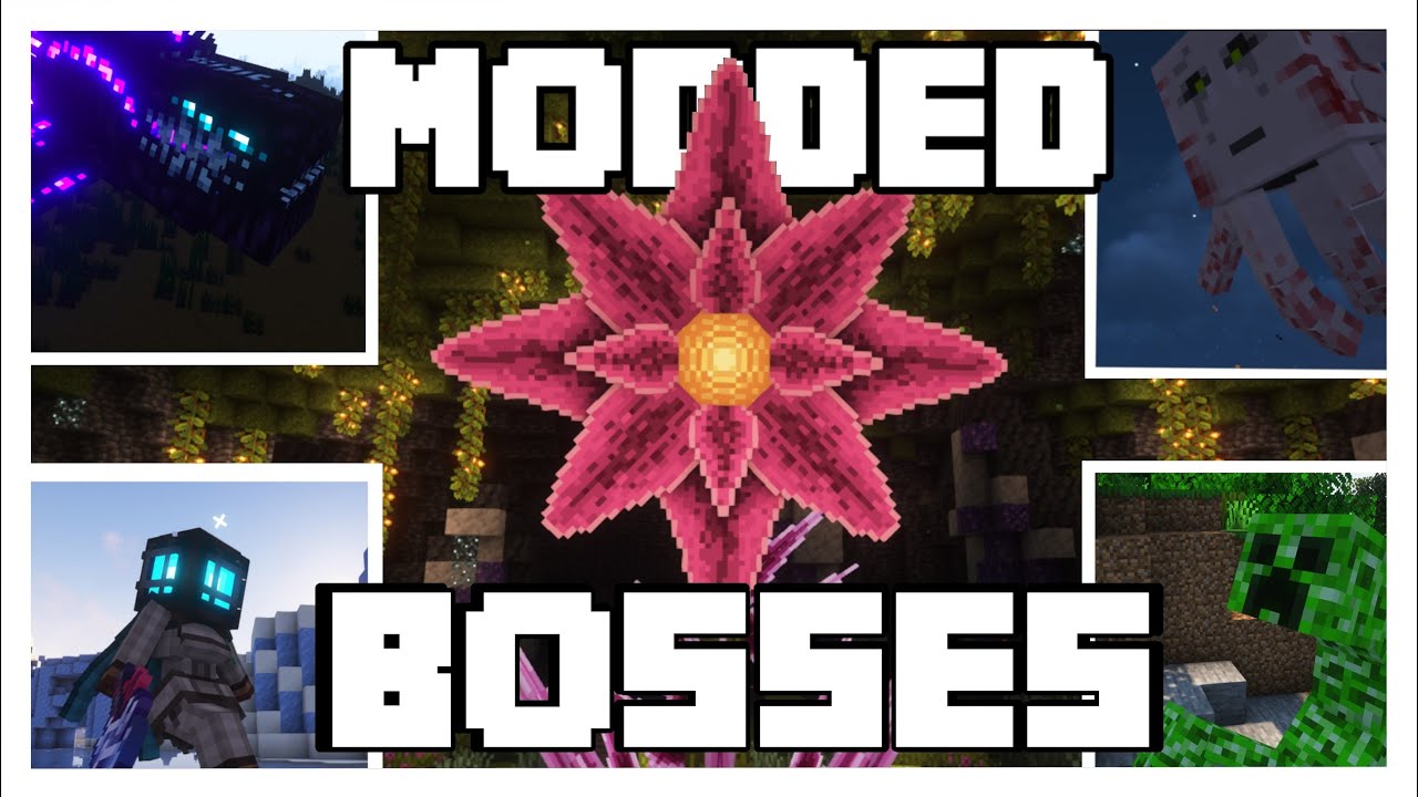 Minecraft  ULTIMATE END BOSSES MOD Showcase! (ENDER BOSSES, ENDER MOBS  MOD, BOSSES MOD) 