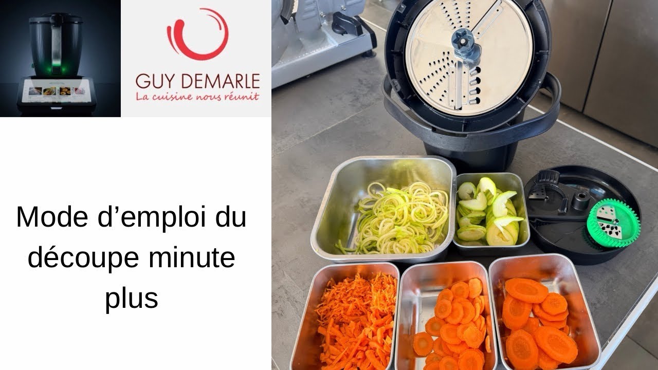 Mode d’emploi du découpe minute plus ￼