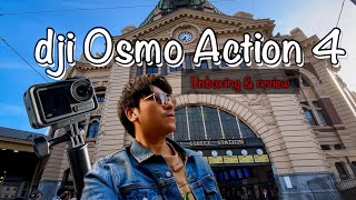 dji osmo action 4 unboxing and vlog review ( ฉบับคนใช้ action cam ครั้งแรก )