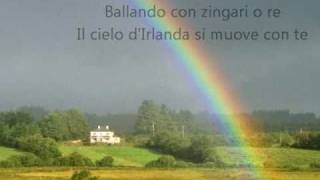 Video thumbnail of "Il Cielo d'Irlanda - Fiorella Mannoia (con testo)"