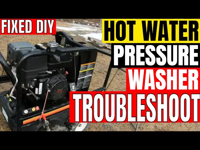 Mi-T-M Hot Water Pressure Washer 1500 psi GH-1502-LM10 LP Fire Burned 1.8  gpm