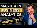 Masters in business analytics  better than an mba degree