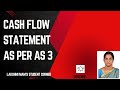 CASH FLOW STATEMENT AS PER AS 3 - PROBLEM DISCUSSED