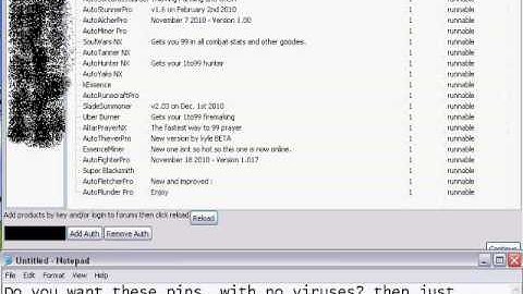 Free Rsbots Auth Codes!! WORKING