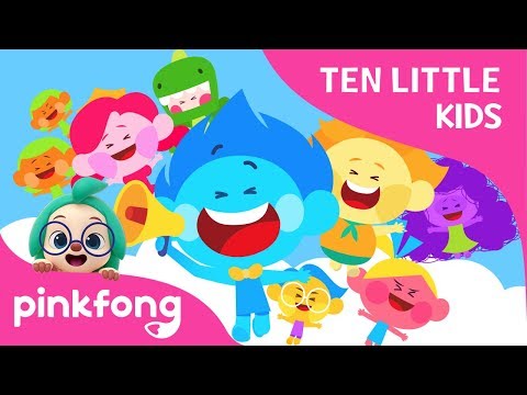 Ten Little Kids | Ten Little Kids Songs | Pinkfong Songs for Children