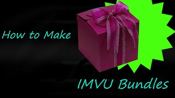 IMVU How To make Bundles
