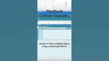 🟢Planilha Grátis de Controle Financeiro + Controle de Estoque