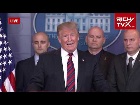 BREAKING NEWS: LIVE: President Donald Trump Talks To Media In Surprise Briefing