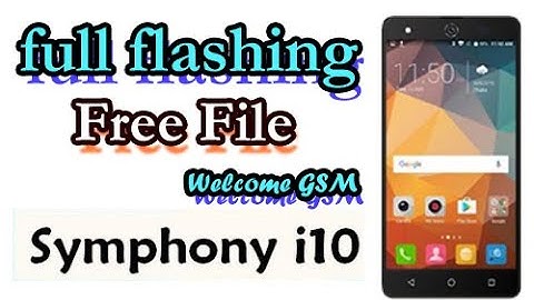 Symphony i10 Full Flash And File Link MT6580 All Version