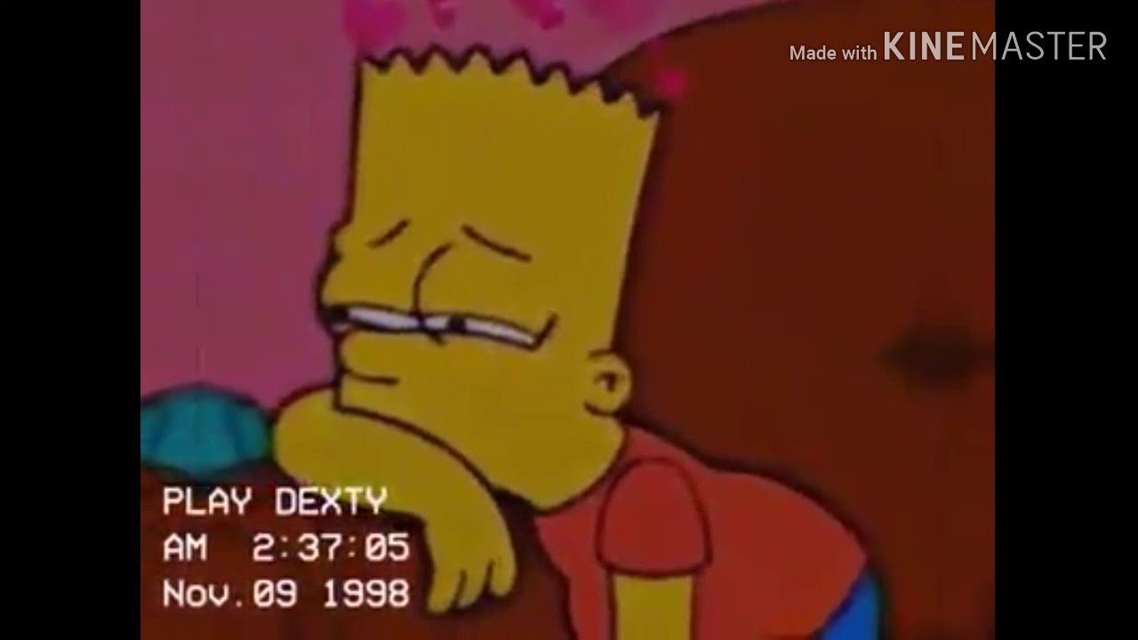 Sad! Bart simpson 