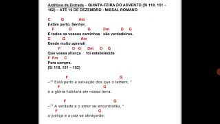 Vídeo de ESTAIS PERTO, SENHOR - RUZYE (5ª Feira do Advento)