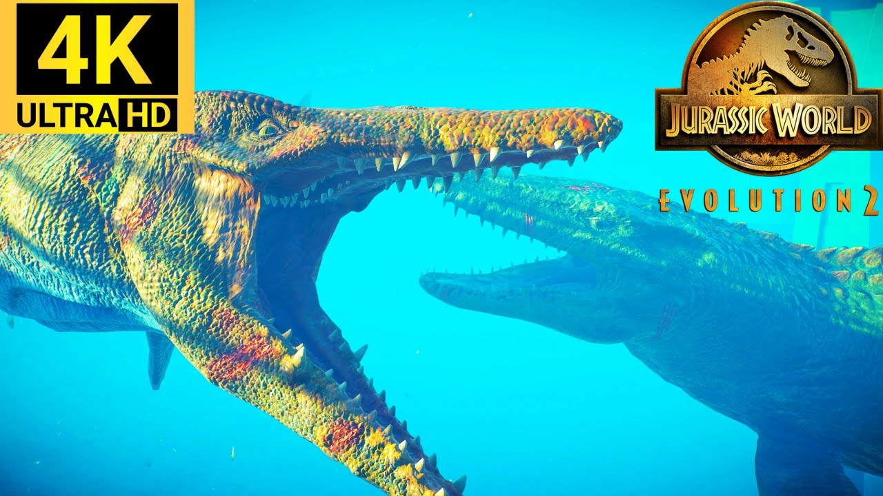The strongest underwater battle! ] Mosasaurus VS Tylosaurus