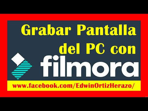🔴🎞🔴Como GRABAR LA PANTALLA del PC usando FILMORA 9 x | 2020