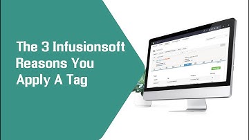 The 3 Infusionsoft Reasons You Apply a Tag