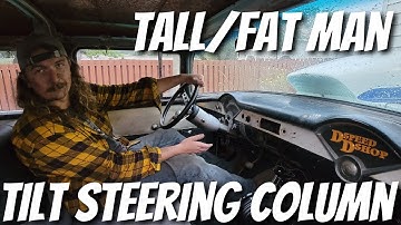 Installing A Cheap Universal Tilt Steering Column In Your Hot Rod - 1956 Chevy Gasser Wagon
