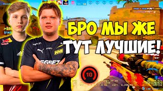 ТОП 1 МИРА И ТОП 1 ФЕЙСИТА В ОДНОЙ КОМАНДЕ! S1MPLE И M0NESY ПЫТАЮТСЯ ВЫТАЩИТЬ FPL! СИМПЛ (CS:GO)