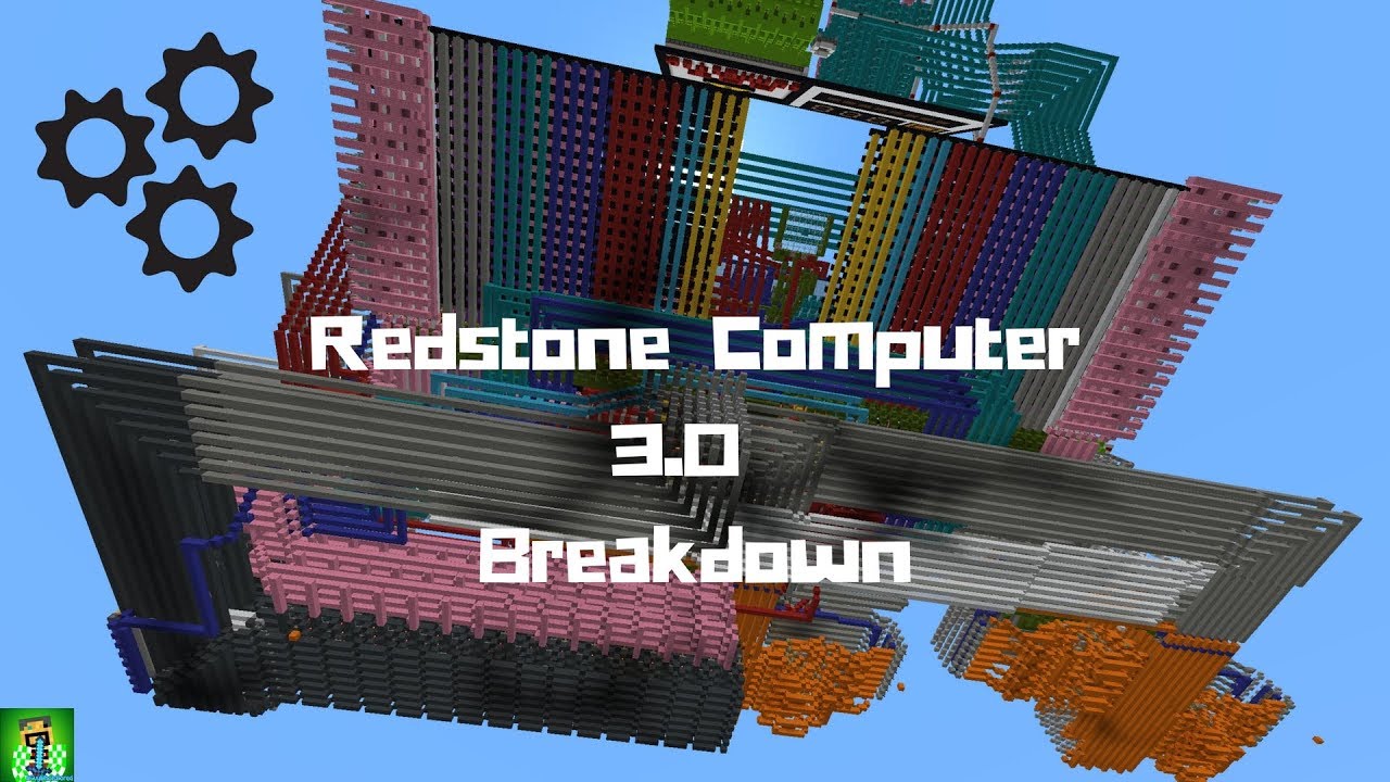 Minecraft Computer Engineering Redstone Computer V3 0 Breakdown Youtube