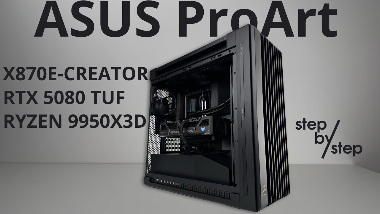 ИДЕАЛЬНЫЙ МИНИМАЛИЗМ / СБОРКА ASUS ProArt / PC Build / step by step build