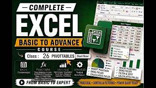 Basic to Advance Excel Course in Hindi | Class 26 |Complete Excel Tutorial for Beginners- Pivot