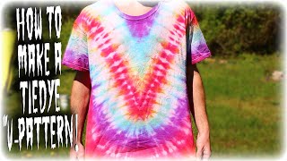 TIE DYE V-PATTERN TUTORIAL