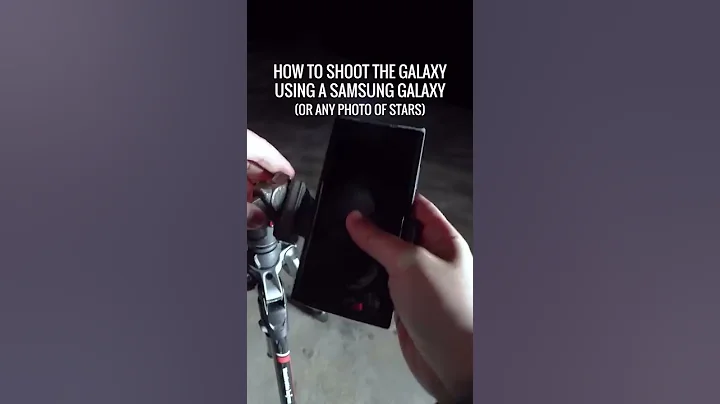How to shoot the Galaxy using a Samsung Galaxy // #shorts