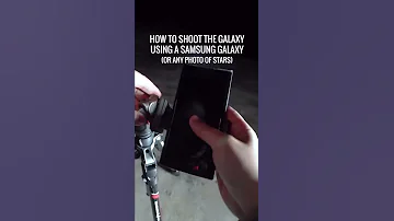 How to shoot the Galaxy using a Samsung Galaxy // #shorts