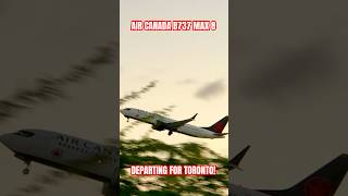 AIR CANADA B737 MAX 8 DEPARTING FOR TORONTO! #aviation #b737max #takeoff #grenada #gnd #tgpy #cyyz