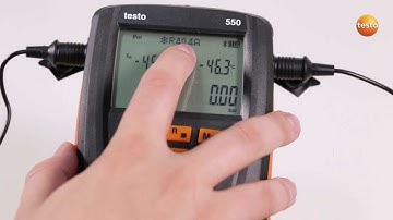 testo 549/550/557 (Generation 2015): Switching measurement views | Be sure. Testo