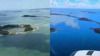 REAL vs Flight Simulator Landing at Boston Logan Airport (Side-By-Side Comparison)