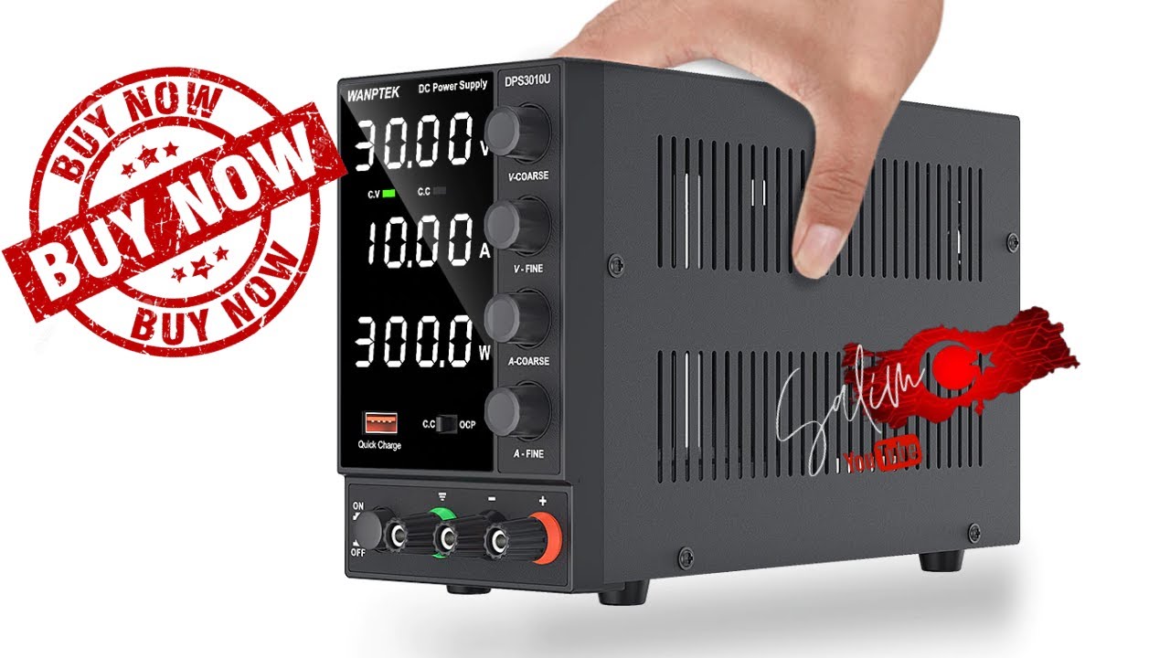 💲💲 Wanptek || Adjustable DC power supply 30V 10A || LED Digital Lab ...