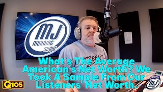 Celebrity What's The Average American's Net Worth? We Took A Sample From Our Listeners To Compare. Net Worth