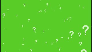 ❓ Question Mark Overlay Green Screen Video | No Copyright ©️