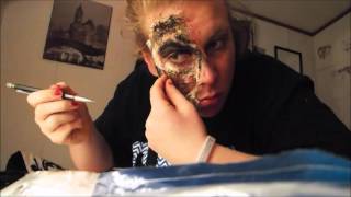 Burned half face transformation
